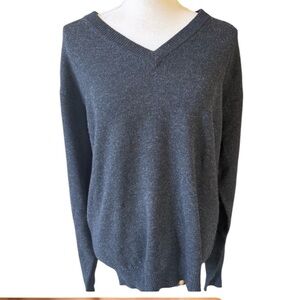 Sears Roebuck and Company men’s vintage V-neck sweater size large 100% lambswool